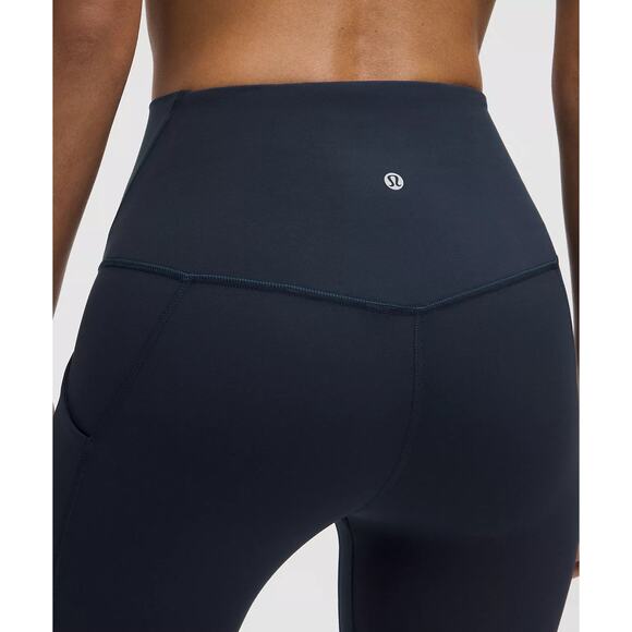 Lululemon Leggings Womens Align Pants w/ Pockets 25” Athleisure True Navy Size 6 - Picture 3 of 8